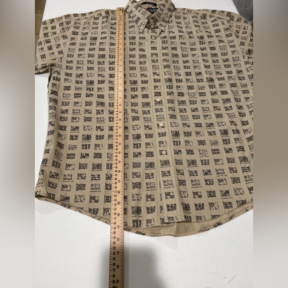 CHAMPS + RALPH LAUREN Flags All Over Print
Mens X Large Button Shirt rare - Picture 5 of 9